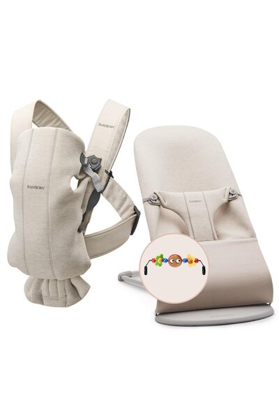 BabyBjörn 2'li Set Pastel Oyuncaklı Bliss Ana kucağı & Kanguru Mini 3D Jersey...