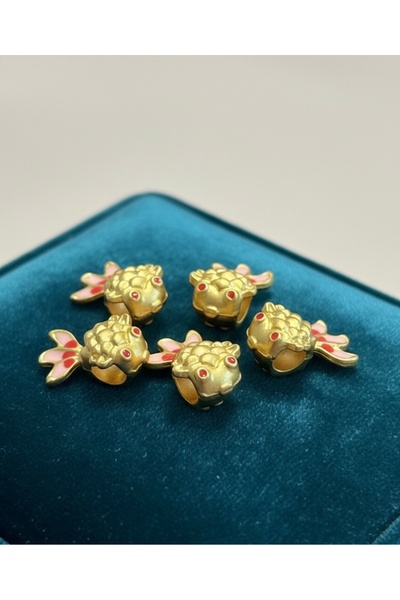 gemsartdeco Fengshui Gold Fish Şans Charm