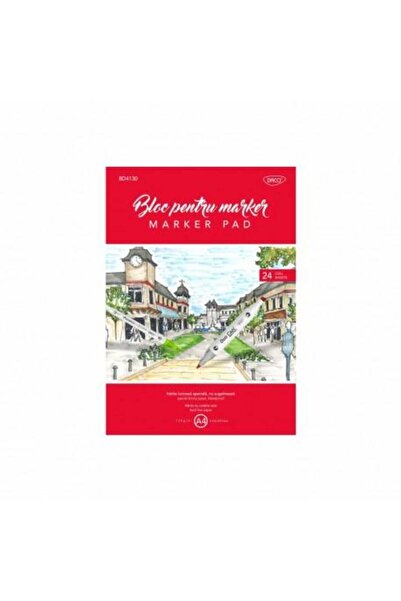 Daco Bloc A4 pentru marker 130g 24 coli BD4130