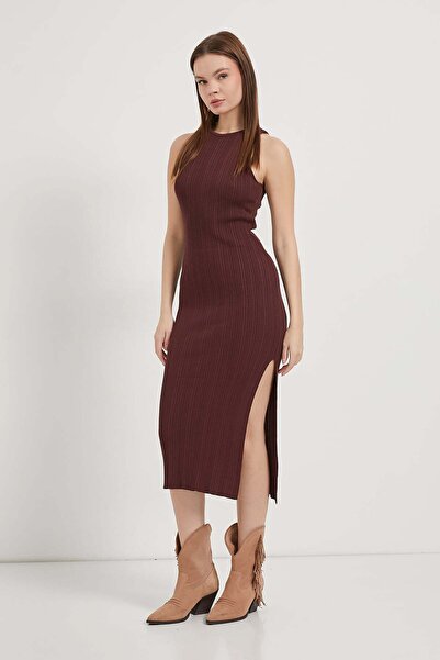 Arma Life ARMALIFE 6629 KOLSUZ MAXI TRİKO KADIN ELBİSE