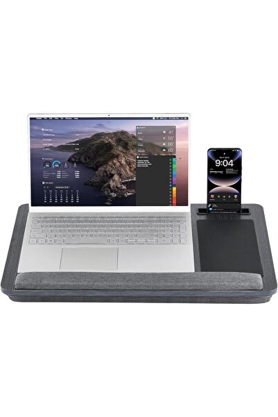 Arabest Laptop Lap Desk with Cushion Anti-Slip Strip,Mouse Pad,Carrying Handl...