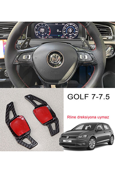 GCP German Car Parts Golf 7 Steering Wheel F1 Ear Pedal - Golf 7 Carbon Acces...