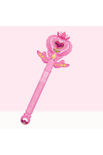choice2 عصا ثلجية وردية اللون بتصميم أميرة، لعبة عصي خرافية مضيئة للبنات، ألع...