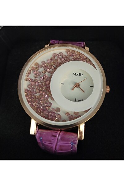Generic Women's watch, purple color, copper frame