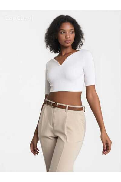 HANIMCA GİYİM Half Spanish-Style High Waist Fall Women's Wearable Lycra Pants...