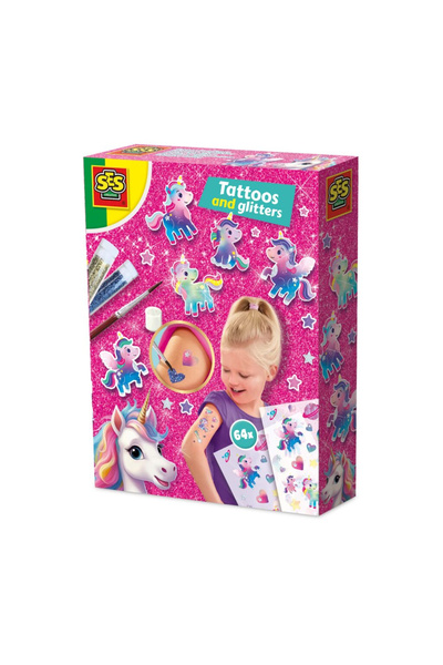 SES Creative Tattoos And Glitter - Unicorns