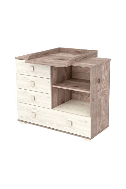 Hubners Comoda de infasat Sofia 107 cm crem nisip