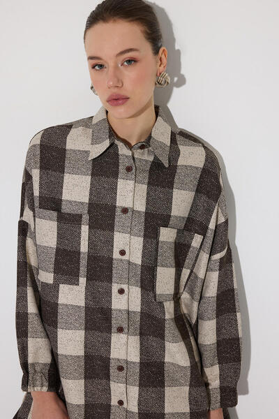 Touché Privé Silvery Oversize Shirt