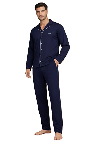 Pierre Cardin Men's 100% Cotton Long Sleeve Buttoned Boxed Groom Dowry Pajama...
