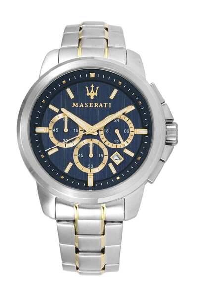 Maserati Men's Watch, SUCCESSO Collection, in Steel, PVD Gold