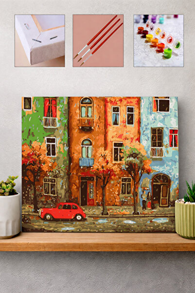 Carmen Sayılarla Boyama Seti - Avrupa Sokakları