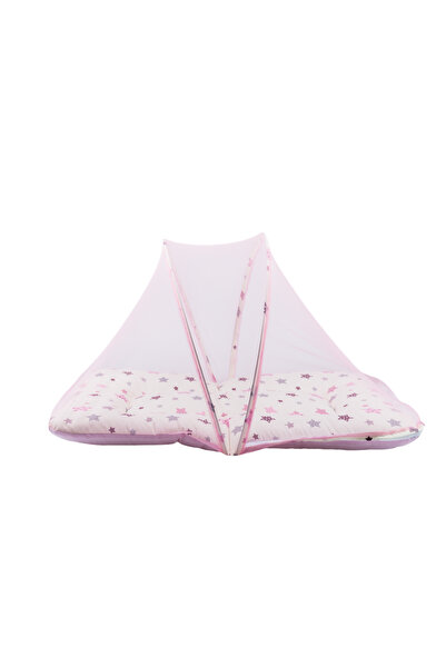 LITTLE ANGEL سرير أطفال قابل للطي للسفر مع ناموسية