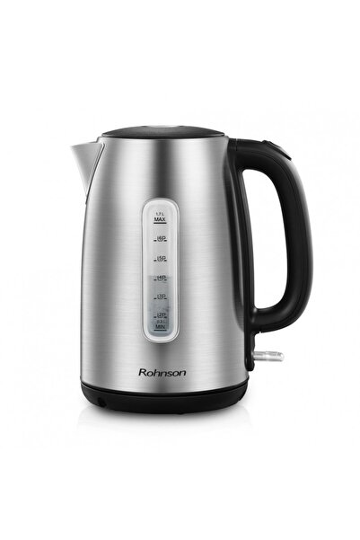 ROHNSON Kettle R7616, 2200 W, 1.7 l, 360° rotating base, stainless steel body