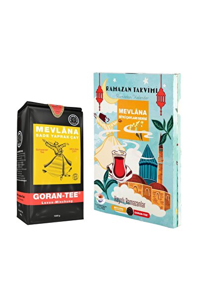 Mevlana Çay Mevlana 2’li Set 1 Kg Çay + Ramazan Takvimi Karışık Bitki Çayı Seti