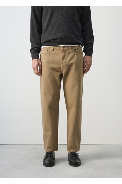 MANGO Man Sammy cropped carrot fit jean