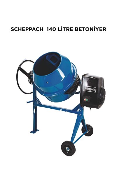 Scheppach Bozkurt 140 Litre Harç Karma Makinası( Betoniyer)