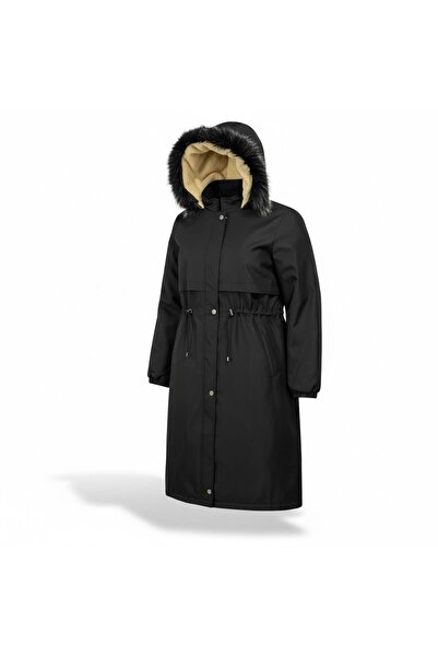 aynora içi yünlü tesettür mont