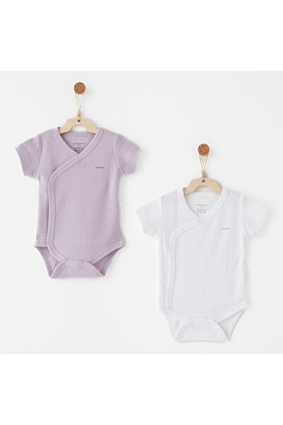 andywawa Baby Zibin Body 2 Pcs Side Snap Body Jacquard Special Modal