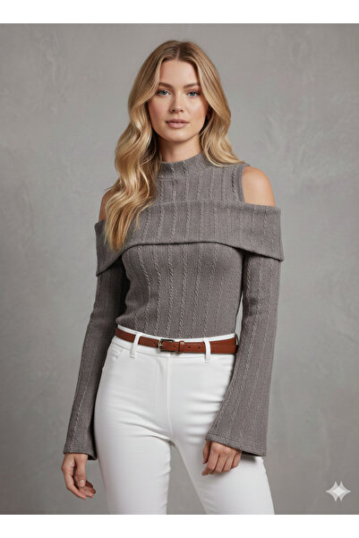 Moda Lounge Women's New Product Modanna Collar Spanish Sleeve Turtleneck Wrin...