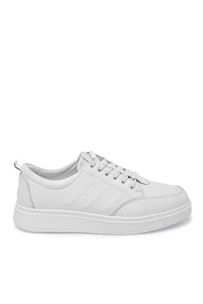 Tergan Beyaz Hakiki Deri Erkek Sneaker - E25I1AY57168-A26
