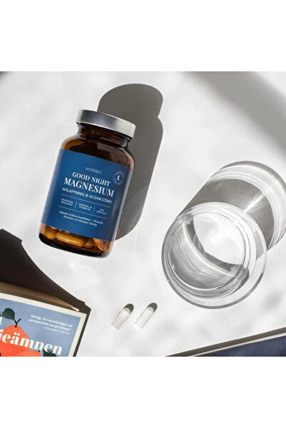 NORDBO Good Night Magneziu (Mg bisglicinat, musetel, vit B6), 90 capsule