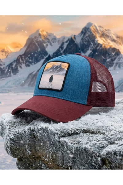 Trucker Nihilist Penguin Emblem Hat -Interchangeable Emblem