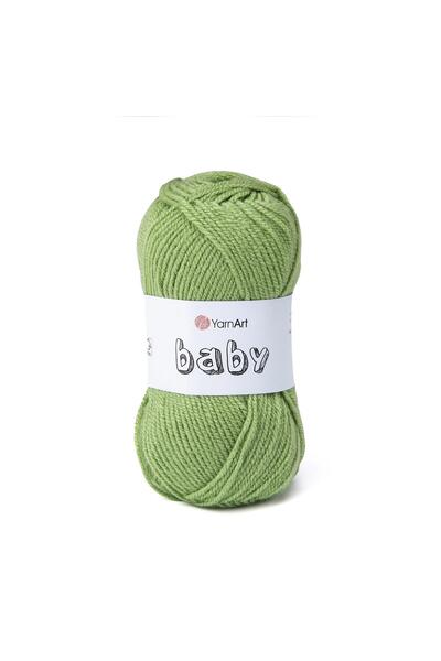 Yarnart Baby - Baby Hand Knitting Yarn Green-69