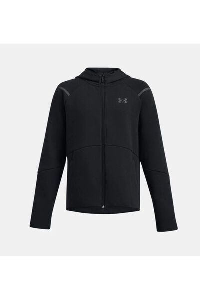 Under Armour Ua Unstoppable Fleece Full Zip Черно момчешко яке