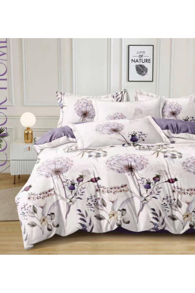 Inovius Fine Cotton Bed Linen, 6 Pieces, Double Bed - Gr-372