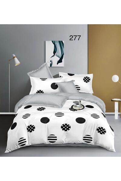 Inovius Fine Cotton Bed Linen, 6 Pieces, Double Bed - Gr-277
