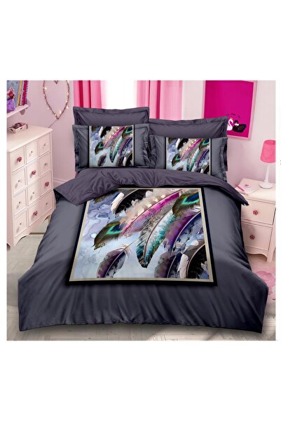 Inovius Bed Linen, 3D Fine Cotton, 6 Pieces, Double Bed - SIPRA2-31