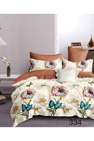 Inovius Lenjerie de Pat Bumbac Finet, 6 Piese, Pat Dublu - Gr-334