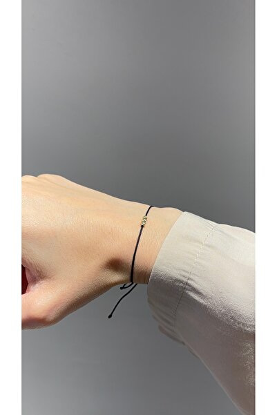 Mustafa Seydin 14 Ayar Altın Üçlü Dorika Top İpli Bileklik