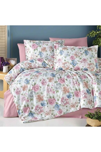 Pucioasa Set lenjerie pat dublu cu husa pilota 220x240, cearsaf 240x270cm, bu...