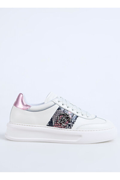 Roberto Cavalli Beyaz - Pembe Kadın Sneaker 27608