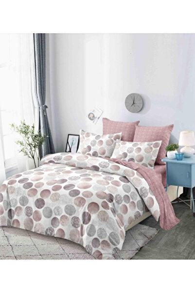 Inovius Fine Cotton Bed Linen, 6 Pieces, Double Bed - GR-476