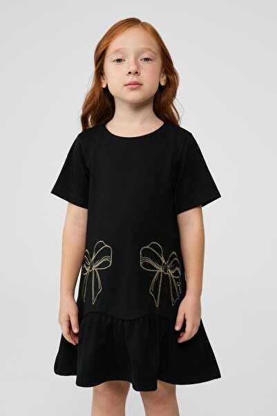 Tyess BG Store Girl's Black Dress