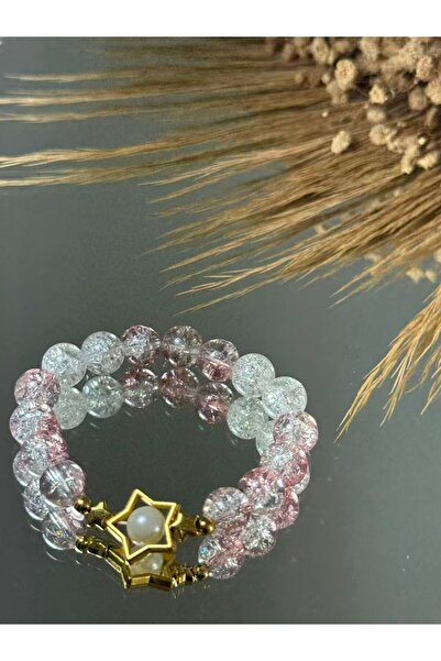 mrc Akrilik Necef uyumlu Taş Kadın Bileklik Gold Altın Gümüş Silber Detaylı H...