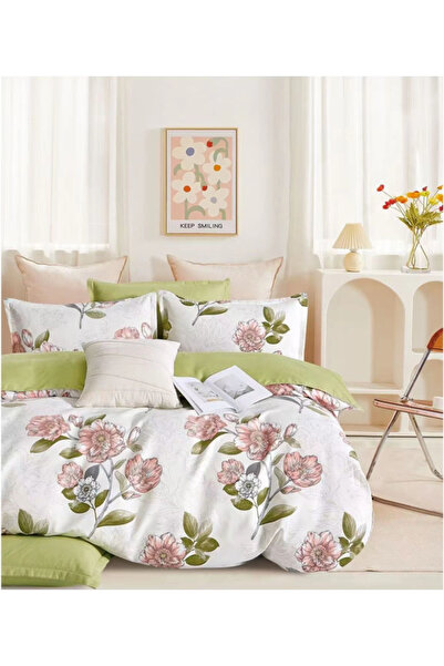 Inovius 6-Piece Fine Cotton Bed Linen for Double Bed - SUZ74