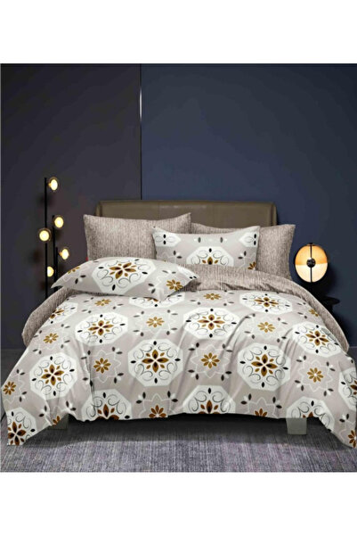 Inovius Lenjerie de Pat Bumbac Finet, 6 Piese, Pat Dublu - GR-445