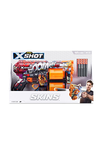 X-Shot Blaster Skins Dread, 12 proiectile