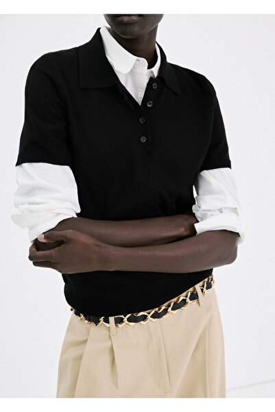 MANGO Woman Polo yaka kazak