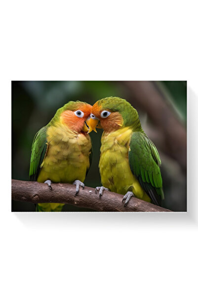Printees Tablou - Papagali - Canvas pe șasiu