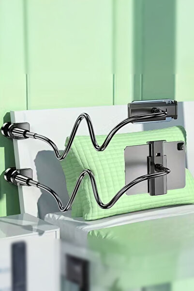 TechnoStation Yeni Nesil Mandallı Pratik Kullanım 360 Derece Oynar Masaüstü A...