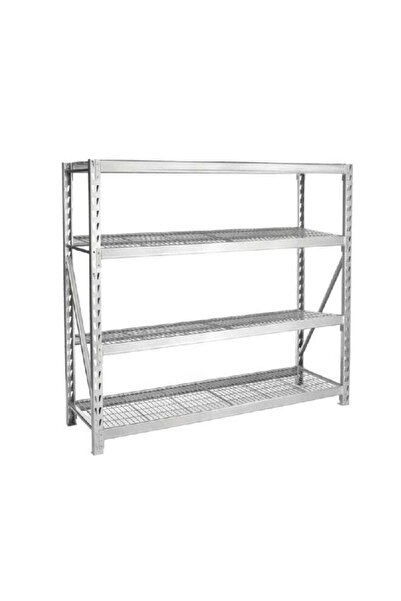 Tactix رف قائم بذاته عالي الجودة ومتين، لون رمادي