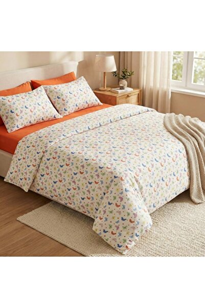 Pucioasa Double bed linen set with duvet cover 220x240, sheet 240x270cm, 100%...