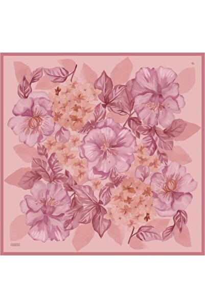 Armine Eșarfă de mătase Vara 2026 - 9529-55 Roz pudră Twill