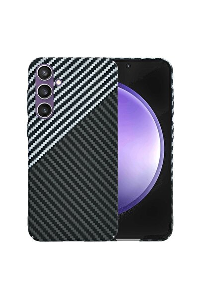 SKYDDAR INNOVATION Husă pentru Samsung Galaxy S23 FE, textură de carbon, Carb...