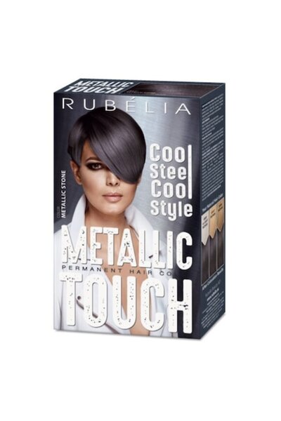 RUBELLA METALLIC TOUCH Hair Dye Metallic Stone, 115 ml