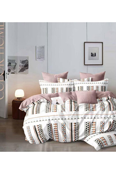 Inovius Lenjerie de Pat Bumbac Finet, 6 Piese, Pat Dublu - Gr-386